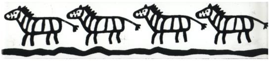 205-490 Cebra Infantil 25x5